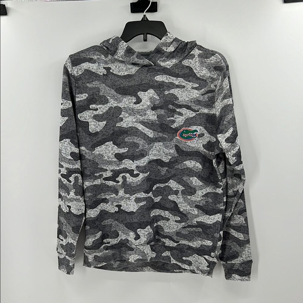Florida Gators Antigua Camo Hoodie - Gray - Medium